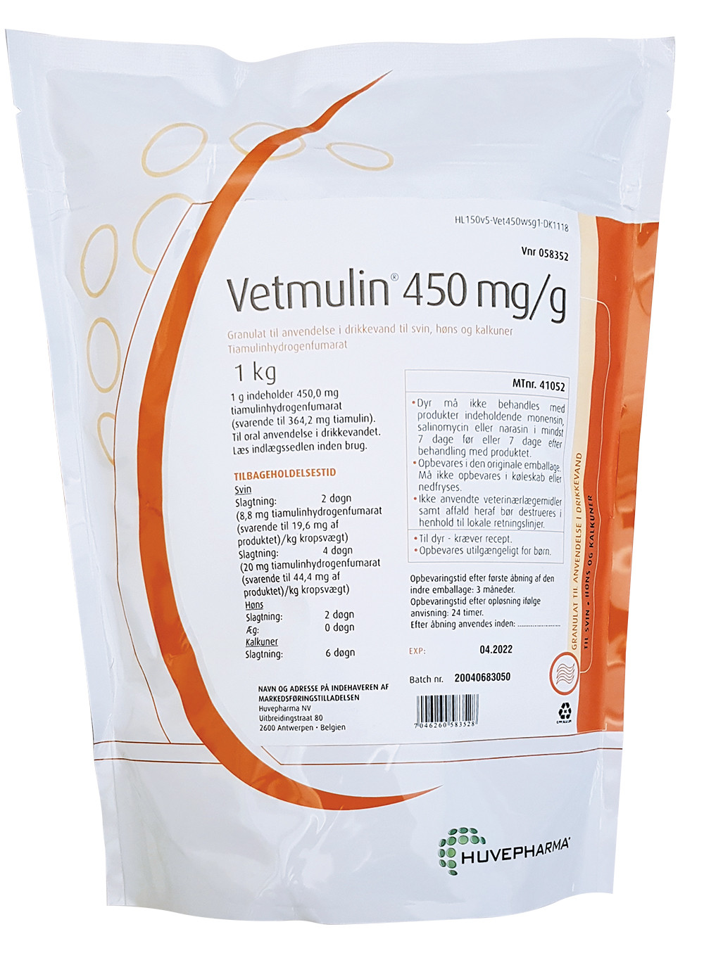 Produktidentifikation - 058352