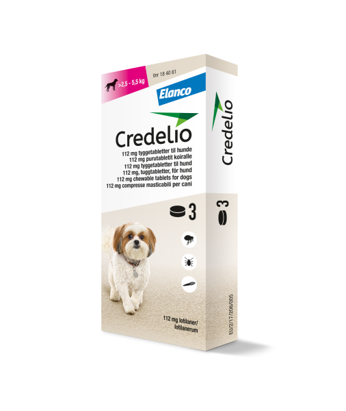 Credelio (2,5 - 5,5 kg)