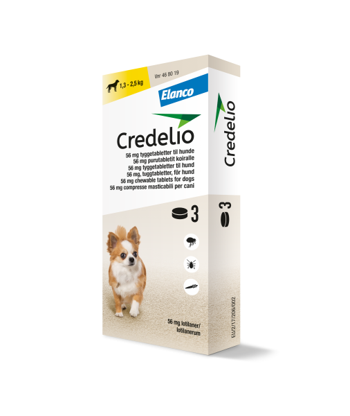 Credelio (1,3 - 2,5 kg)